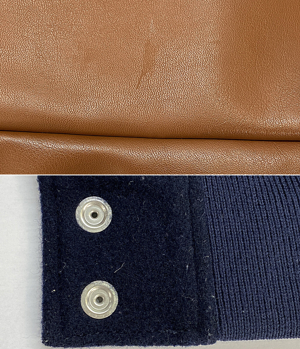 BOYS INTOYLAND ボーイズイントイランド スタジャン ネイビー ブラウン メンズ SIZE M