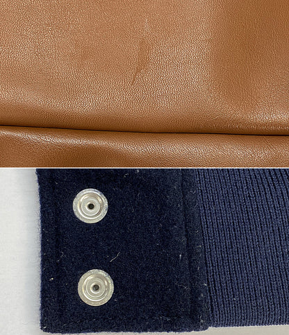 BOYS INTOYLAND ボーイズイントイランド スタジャン ネイビー ブラウン メンズ SIZE M