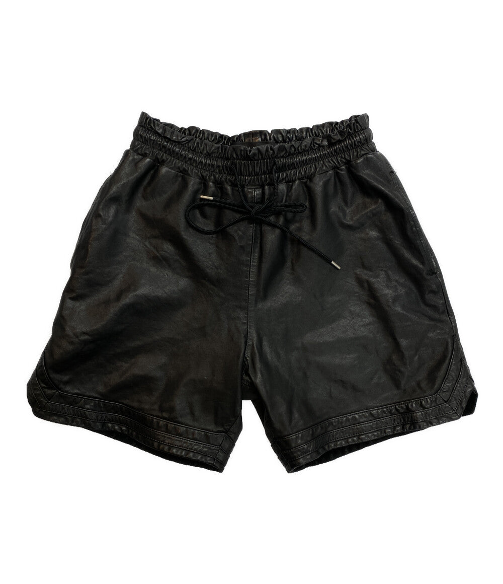 レイドバック パンツ ハーフレザーパンツ ブラック メンズ SIZE - laiｄ back