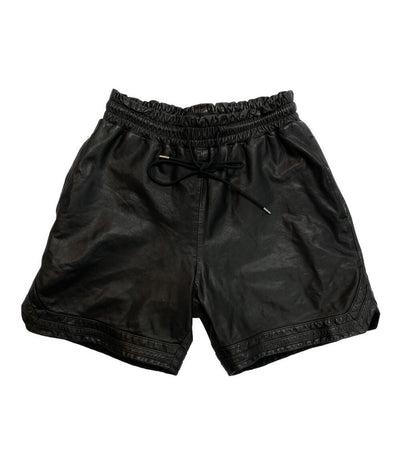 レイドバック パンツ ハーフレザーパンツ ブラック メンズ SIZE - laiｄ back