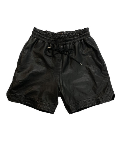 レイドバック パンツ ハーフレザーパンツ ブラック メンズ SIZE - laiｄ back