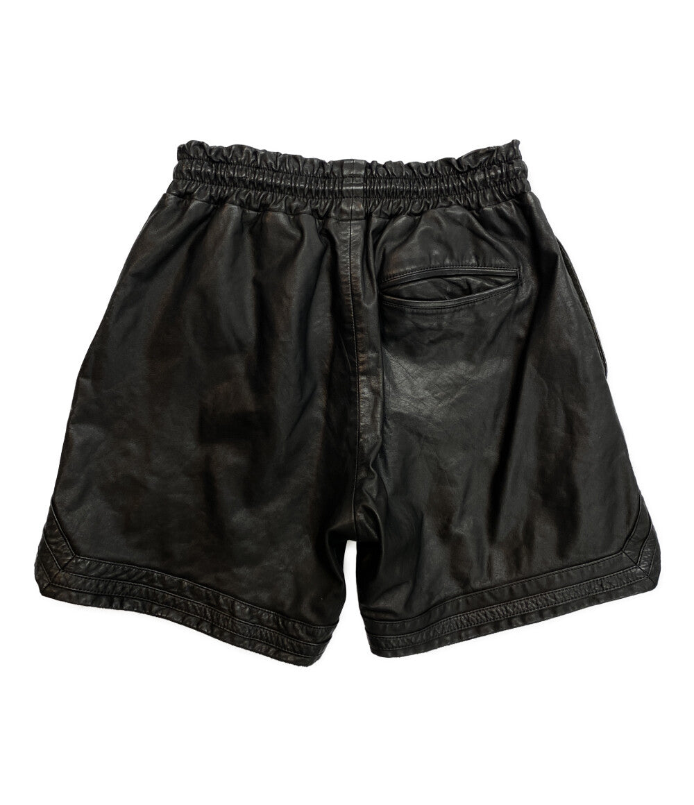 レイドバック パンツ ハーフレザーパンツ ブラック メンズ SIZE - laiｄ back