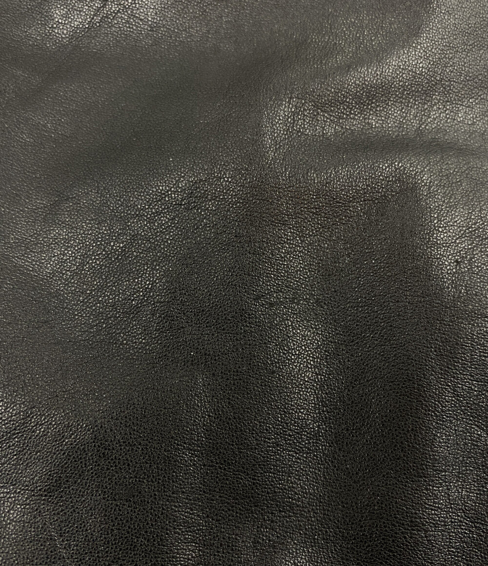 レイドバック パンツ ハーフレザーパンツ ブラック メンズ SIZE - laiｄ back