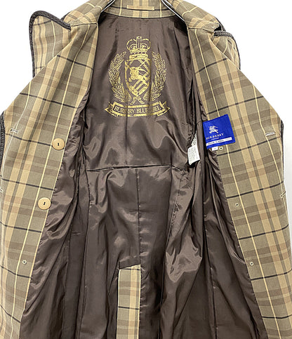 バーバリーブルーレーベル  トレンチコート チェック ブラウン      レディース SIZE 38  BURBERRY BLUE LABEL