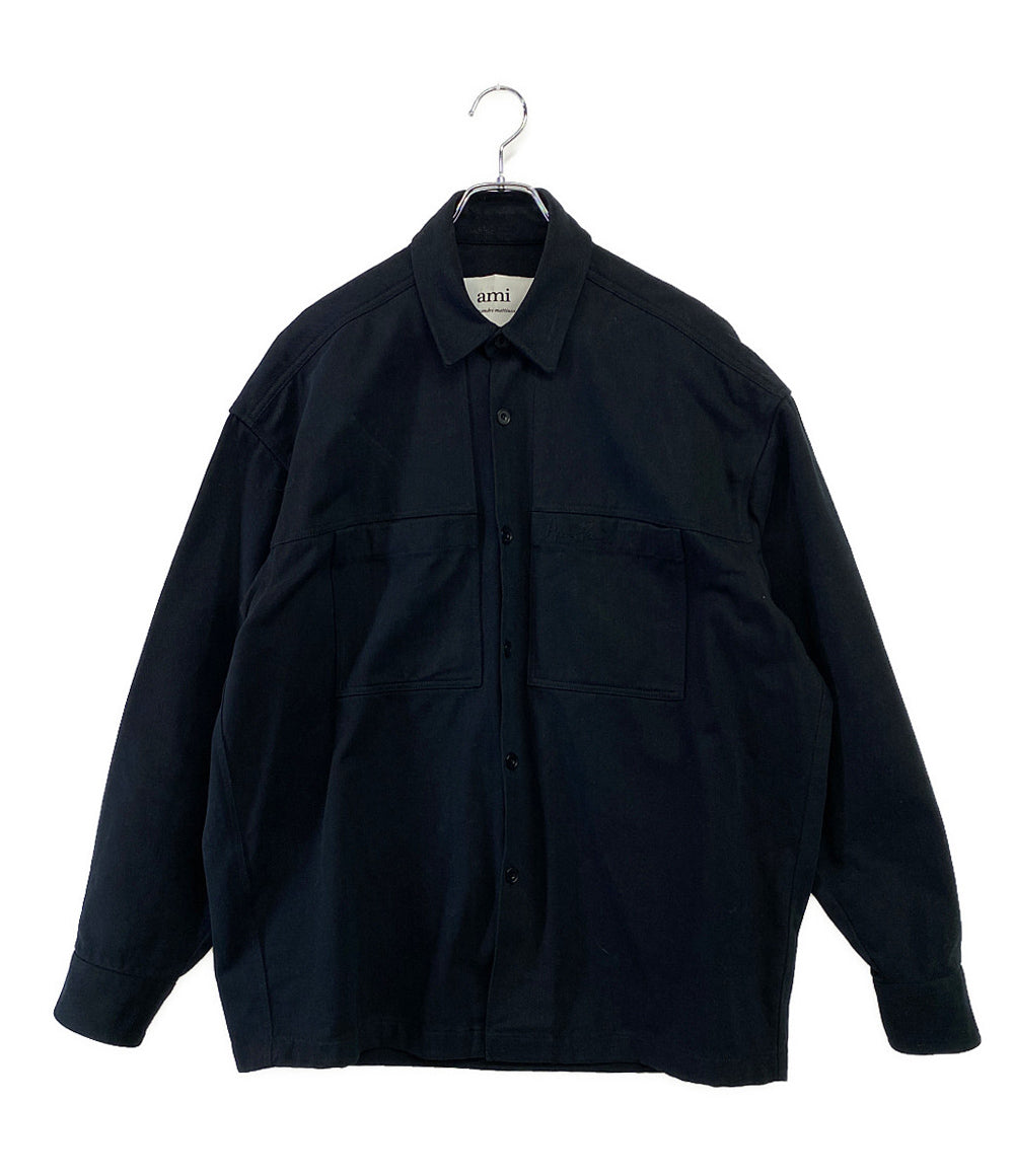 アミアレクサンドレマチウシ カバーオール ブラック メンズ SIZE L AMI Alexandre Mattiussi