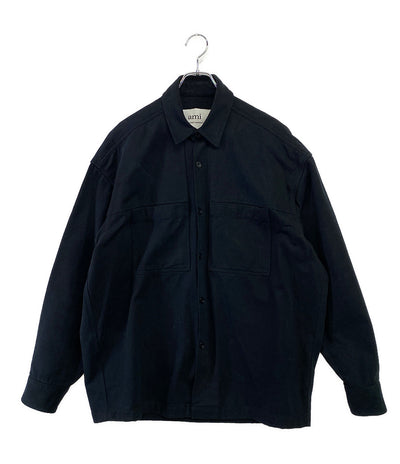 アミアレクサンドレマチウシ カバーオール ブラック メンズ SIZE L AMI Alexandre Mattiussi