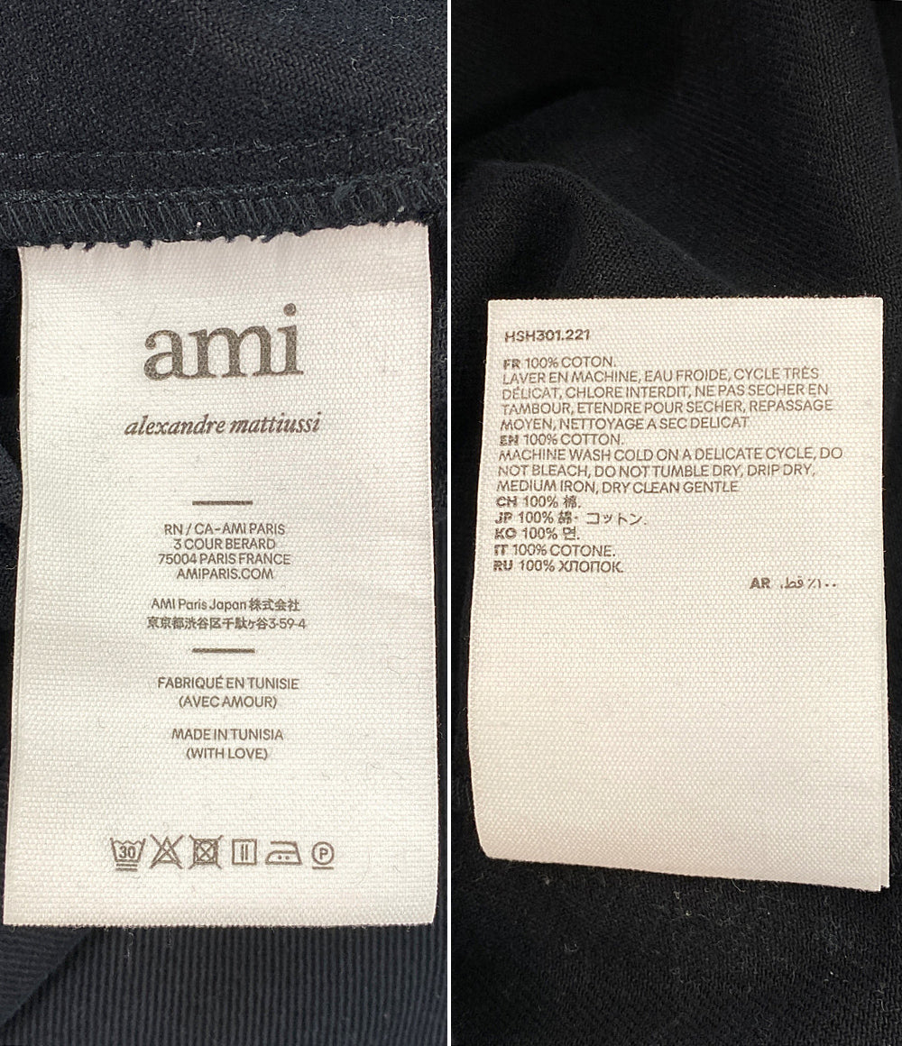 アミアレクサンドレマチウシ カバーオール ブラック メンズ SIZE L AMI Alexandre Mattiussi