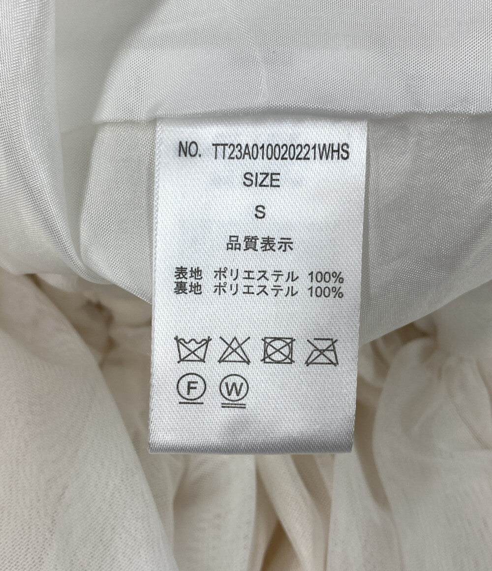 ザトゥー スカート ホワイト チュール TT23A010020221WHS レディース SIZE S THE TOE