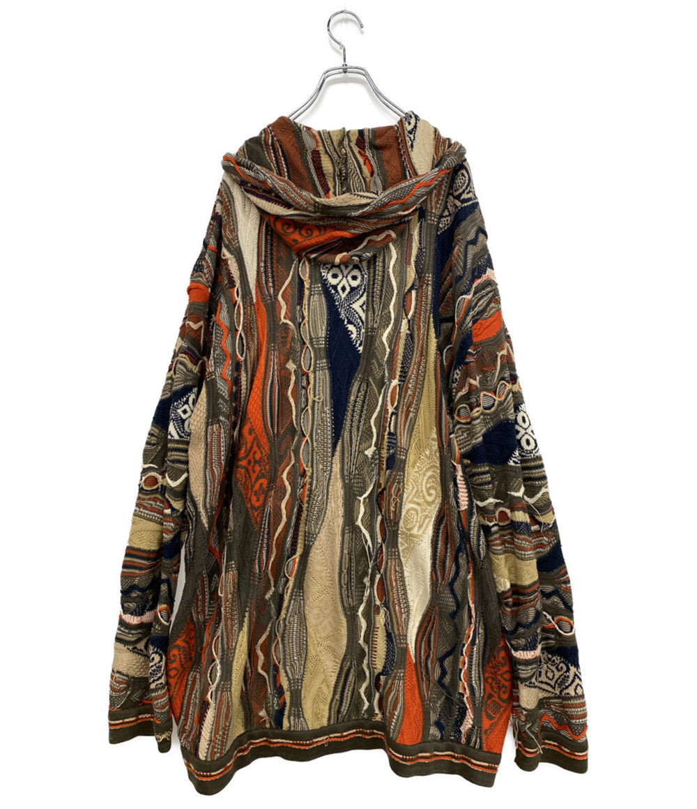 クージー フルジップフーディー ニット パーカー 080-020217 メンズ SIZE 3XL Coogi