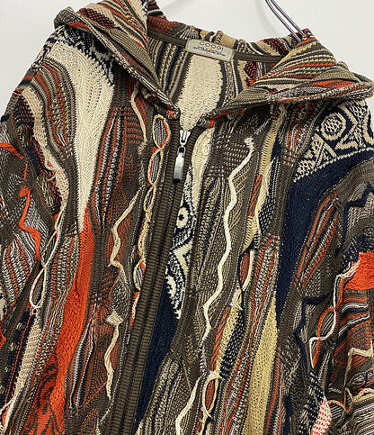クージー フルジップフーディー ニット パーカー 080-020217 メンズ SIZE 3XL Coogi