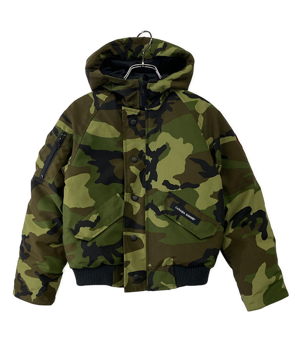 カナダグース ダウンジャケット カモ柄 Youth Rundle Bomber 7995Y キッズ SIZE S CANADA GOOSE