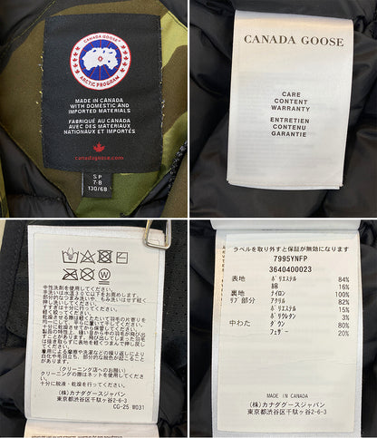カナダグース ダウンジャケット カモ柄 Youth Rundle Bomber 7995Y キッズ SIZE S CANADA GOOSE