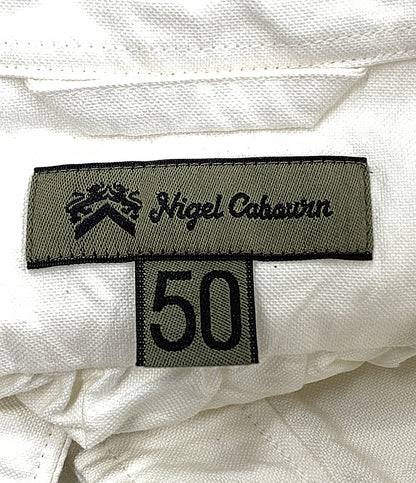 ナイジェルケーボン  半袖シャツ 8048-00-11001 BRITISH OFFICER'S TYPE2      メンズ SIZE 50  NIGEL CABOURN