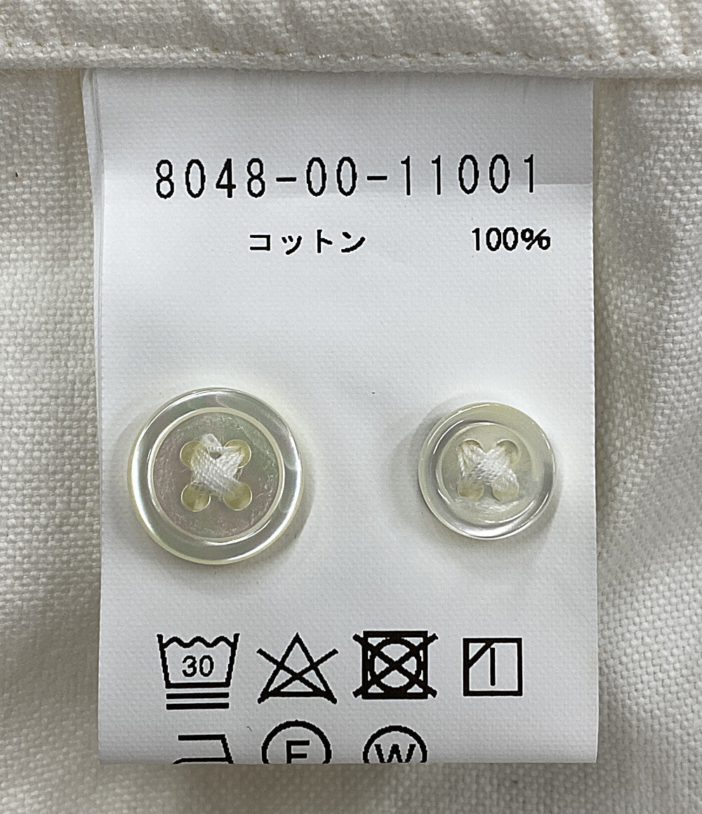 ナイジェルケーボン  半袖シャツ 8048-00-11001 BRITISH OFFICER'S TYPE2      メンズ SIZE 50  NIGEL CABOURN