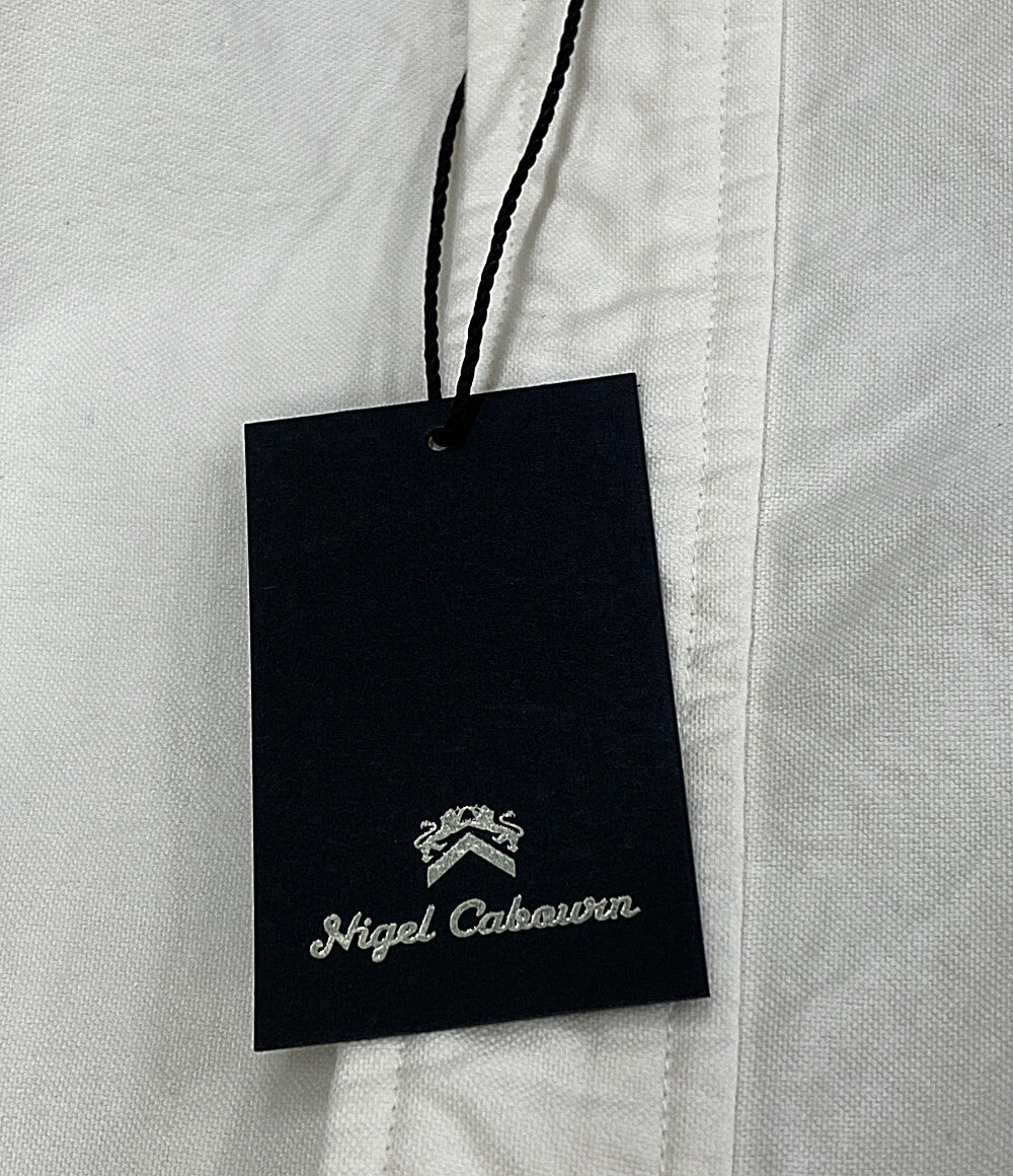 ナイジェルケーボン  半袖シャツ 8048-00-11001 BRITISH OFFICER'S TYPE2      メンズ SIZE 50  NIGEL CABOURN