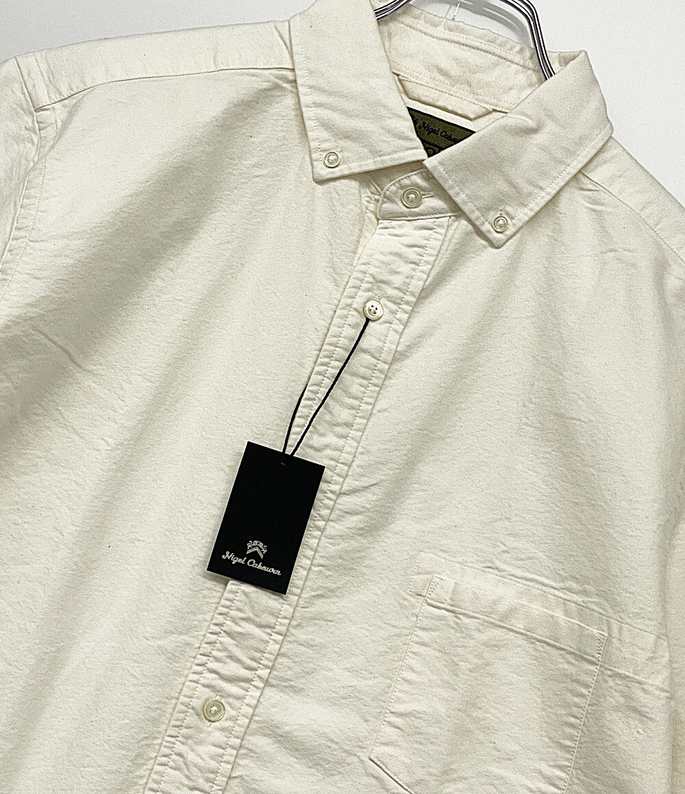 ナイジェルケーボン  半袖シャツ 8048-00-11001 BRITISH OFFICER'S TYPE2      メンズ SIZE 50  NIGEL CABOURN