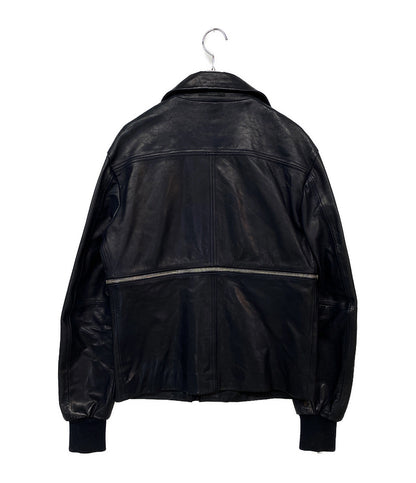 ディーゼル  ジップライダースジャケット ブラック       メンズ SIZE 48  DIESEL