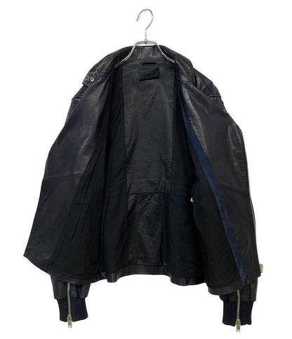 ディーゼル  ジップライダースジャケット ブラック       メンズ SIZE 48  DIESEL