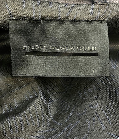 ディーゼル  ジップライダースジャケット ブラック       メンズ SIZE 48  DIESEL