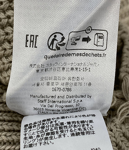 ディースクエアード 美品 ダメージ加工コットンロゴニット S74HA1324 S18193 メンズ SIZE S DSQUARED2