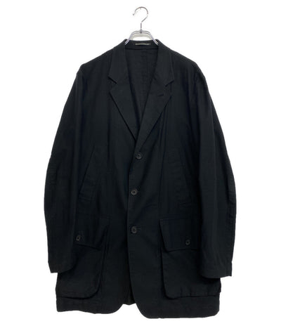ヨウジヤマモトプールオム  テーラードジャケット  HZ-J06-002 ブラック      メンズ SIZE 4  YOHJI YAMAMOTO POUR HOMME