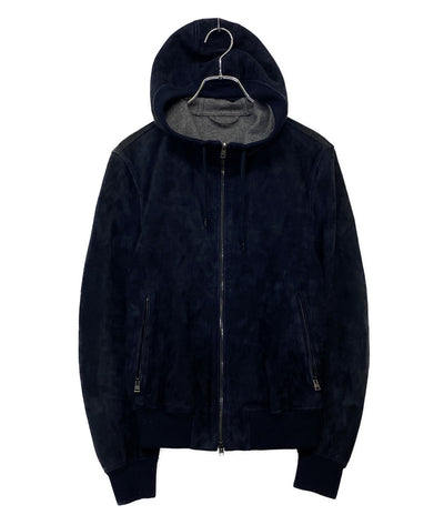 ヘルノ スエード ジップジャケット フード PL030UR-18069-9200 メンズ SIZE 44 HERNO