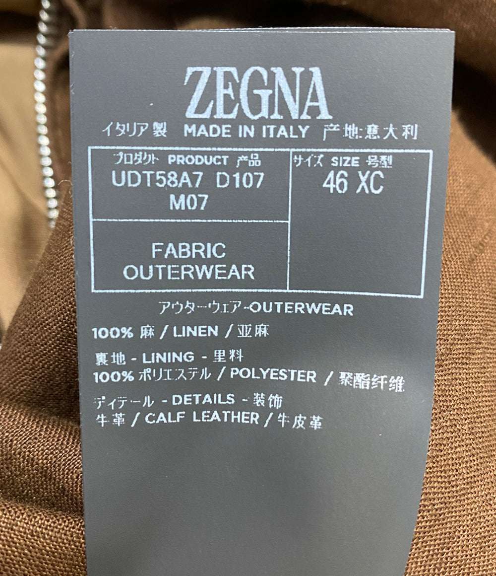 ゼニア  ジャケット ジャケット リネン100 UDT58A7      メンズ SIZE 46  ZEGNA