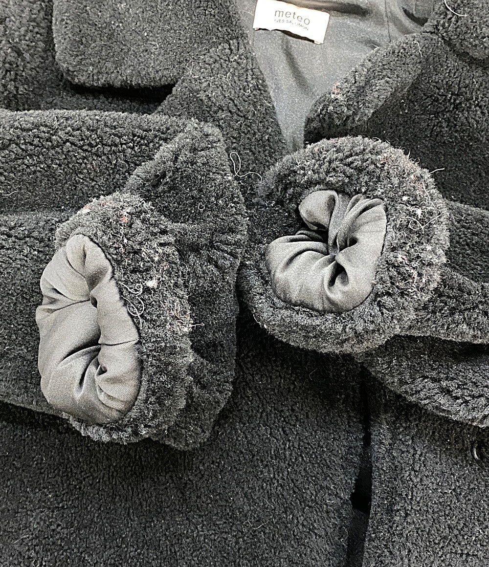 YVES SALOMON コート ブラック 18-020-210-0028-3-0 レディース SIZE 36 イヴサロモン