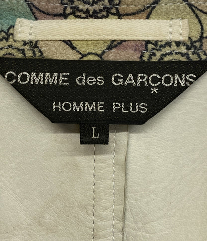 コムデギャルソン テーラードジャケット ホースハイド 幾何学模様 メンズ SIZE L COMME des GARCONS