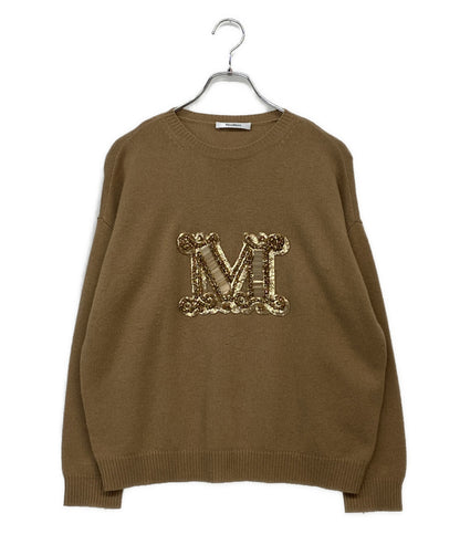 マックスマーラ ウールカシミヤニット ラインストーン 2313660553 レディース SIZE S MAX MARA