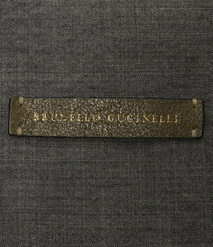 ブルネロクチネリ リバーシブルレザートートバッグ メンズ BRUNELLO CUCINELLI