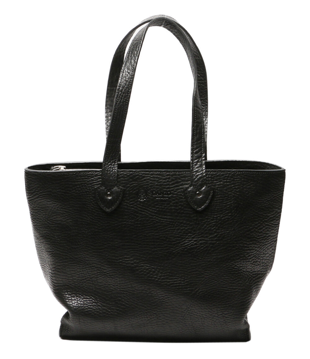 ガンゾ トートバッグ BLK レザー メンズ GANZO