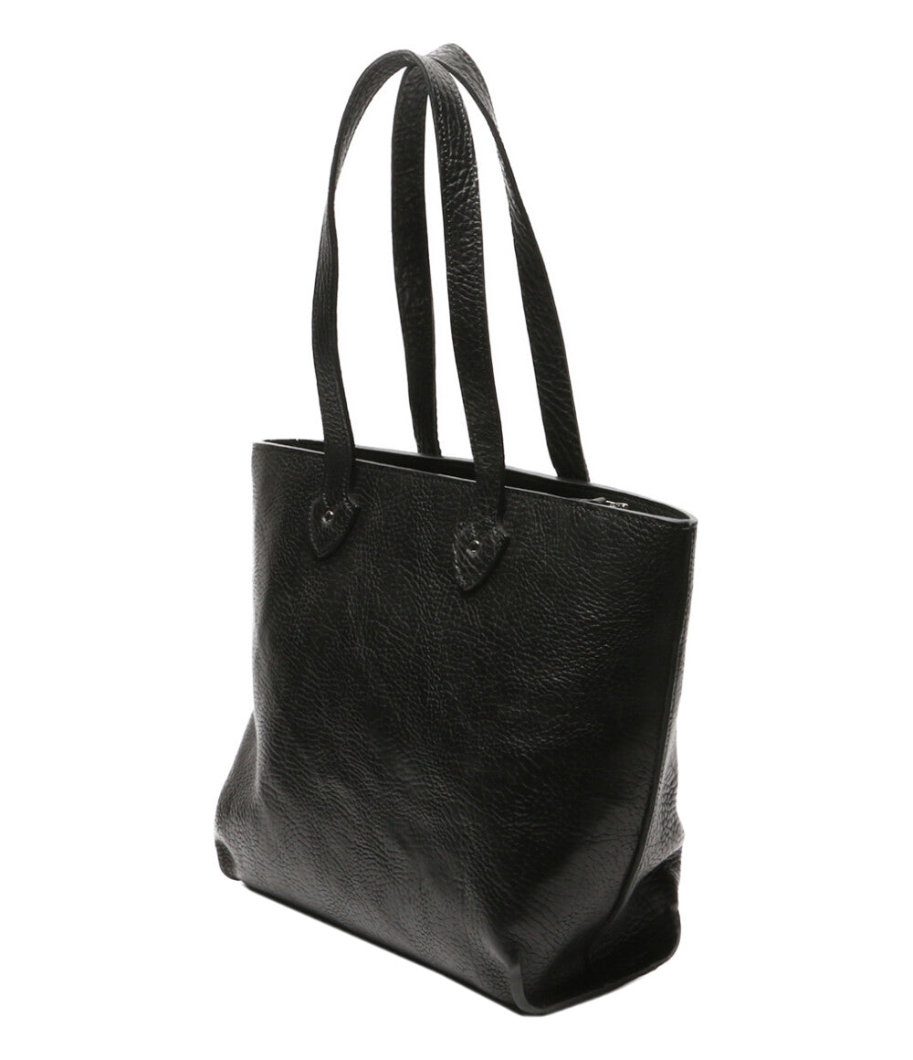ガンゾ トートバッグ BLK レザー メンズ GANZO
