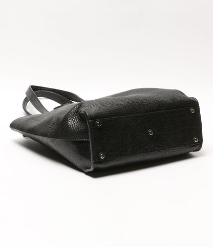 ガンゾ トートバッグ BLK レザー メンズ GANZO