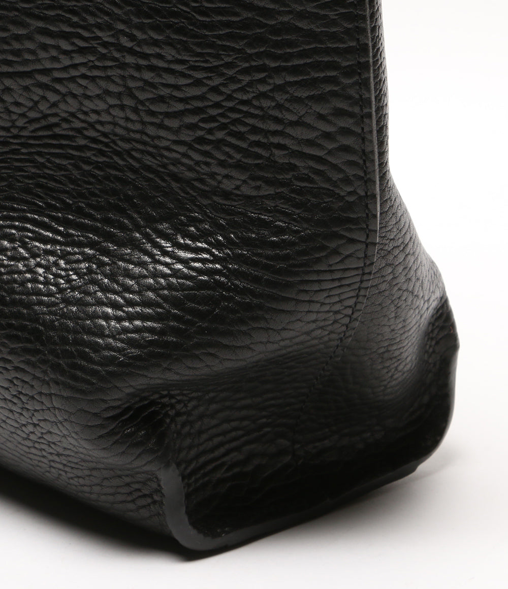 ガンゾ トートバッグ BLK レザー メンズ GANZO
