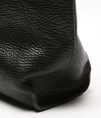 ガンゾ トートバッグ BLK レザー メンズ GANZO