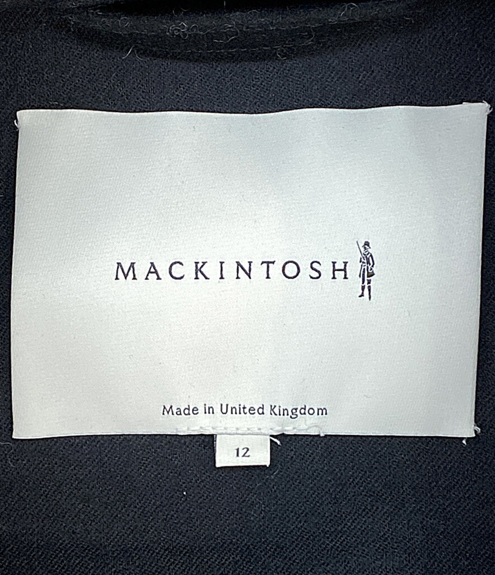 マッキントッシュ 英国製 ダブルフェイスコート ブラック レディース SIZE 12 MACKINTOSH