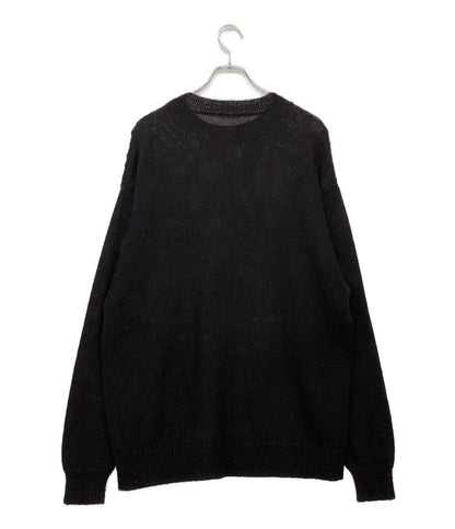 コモリ ブラックアルパカクルーネックニット 21AW U03-06001 メンズ SIZE - COMOLI