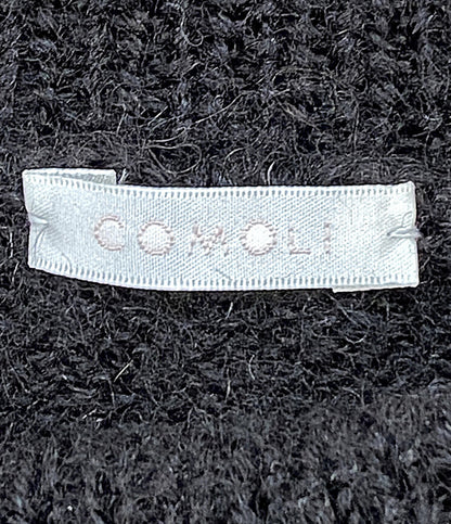 コモリ ブラックアルパカクルーネックニット 21AW U03-06001 メンズ SIZE - COMOLI