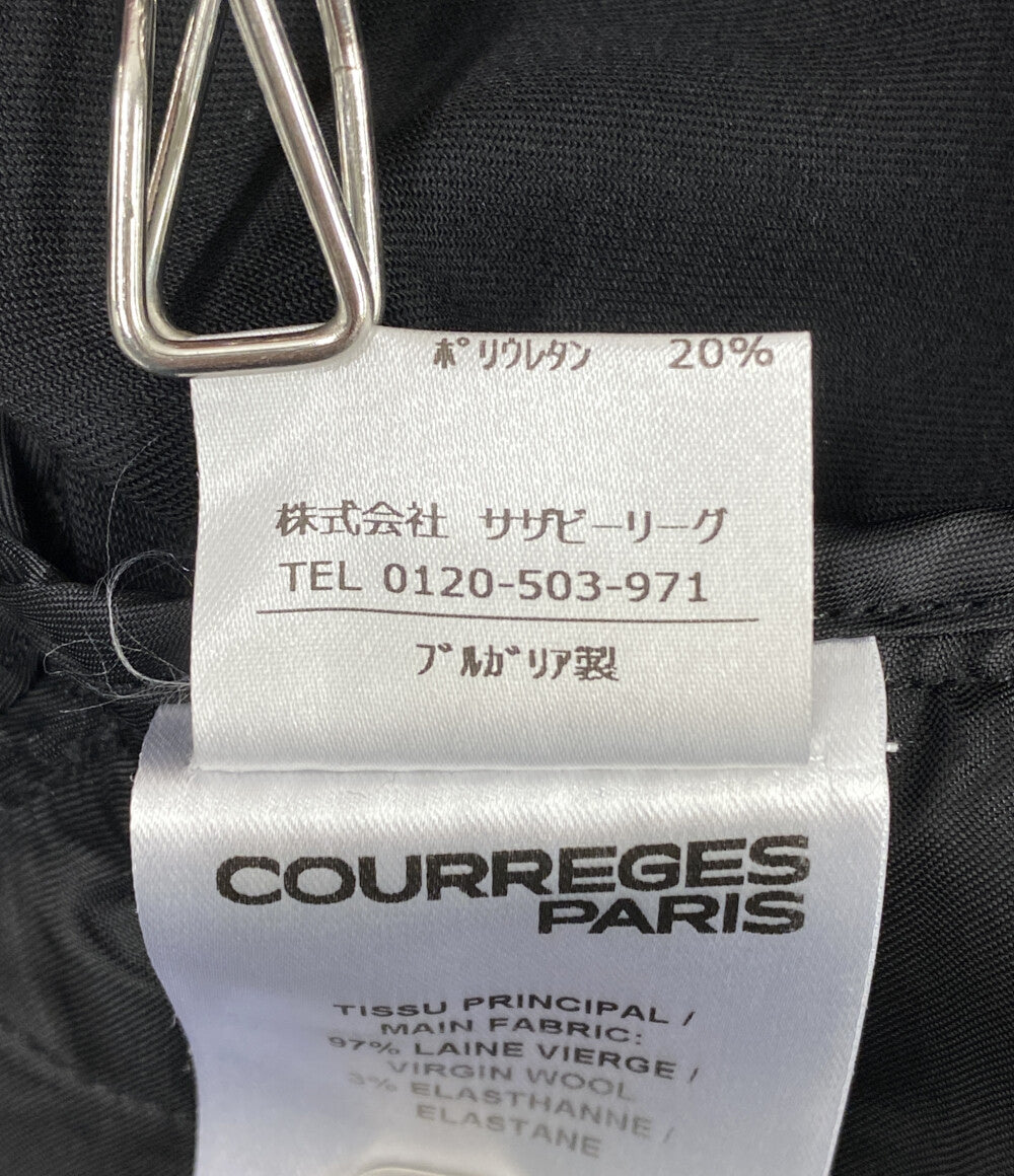 クレージュパリ スリットデザインハープパンツ レディース SIZE 36 COURREGES PARIS