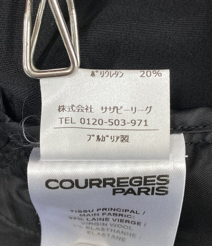 クレージュパリ スリットデザインハープパンツ レディース SIZE 36 COURREGES PARIS