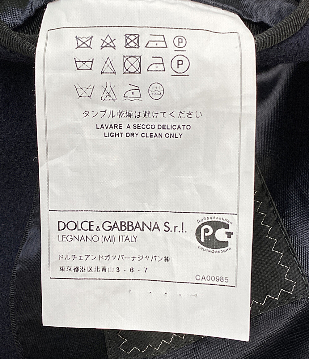 ドルチェアンドガッバーナ コート ウール ネイビー G0679T メンズ SIZE 46 DOLCE ＆ GABBANA