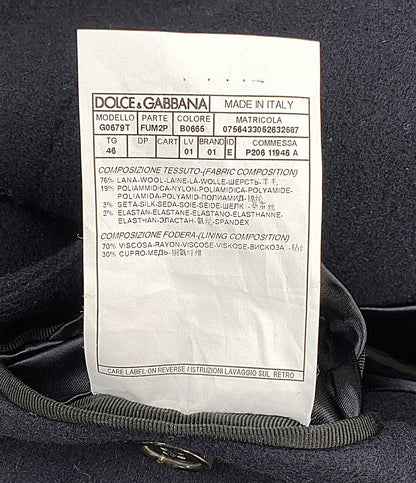 ドルチェアンドガッバーナ コート ウール ネイビー G0679T メンズ SIZE 46 DOLCE ＆ GABBANA