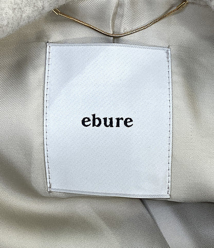 ebure エブール リュクスメルトン フーデットロングコート 3610200133 レディース SIZE 36