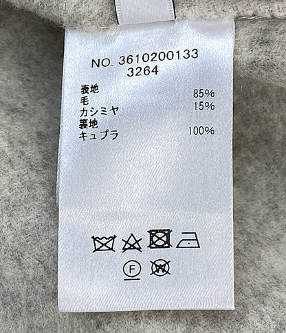 ebure エブール リュクスメルトン フーデットロングコート 3610200133 レディース SIZE 36