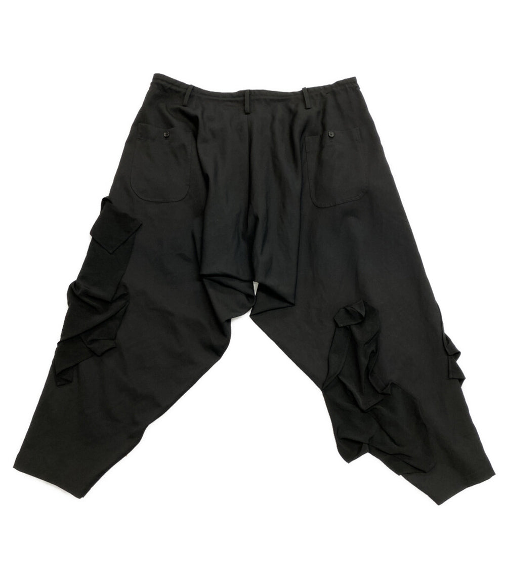 ヨウジヤマモトプールオム パンツ ブラック HJ-P64-100 メンズ SIZE 1