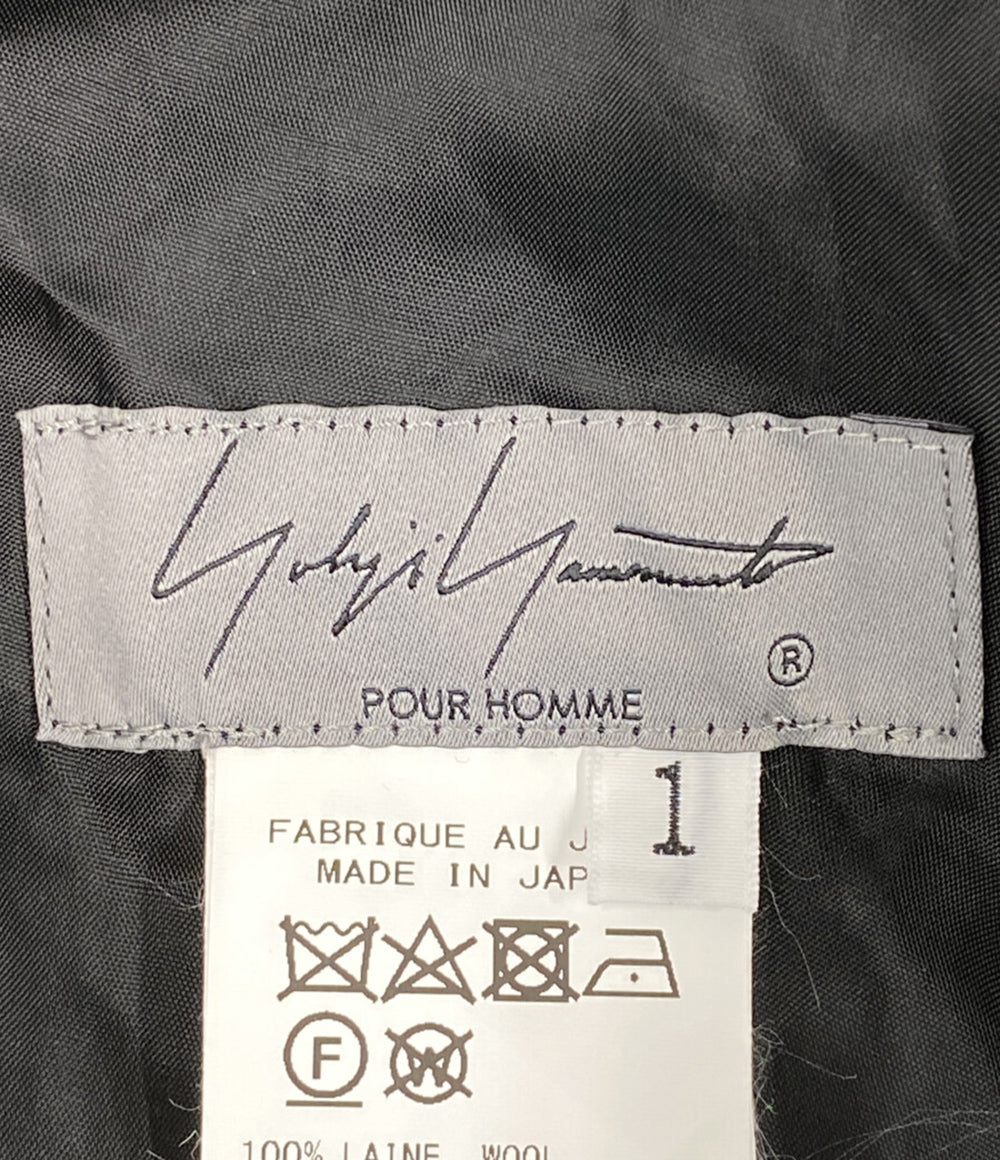 ヨウジヤマモトプールオム  パンツ ブラック HJ-P64-100      メンズ SIZE 1  YOHJI YAMAMOTO POUR HOMME