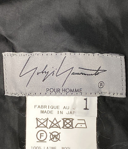 ヨウジヤマモトプールオム  パンツ ブラック HJ-P64-100      メンズ SIZE 1  YOHJI YAMAMOTO POUR HOMME