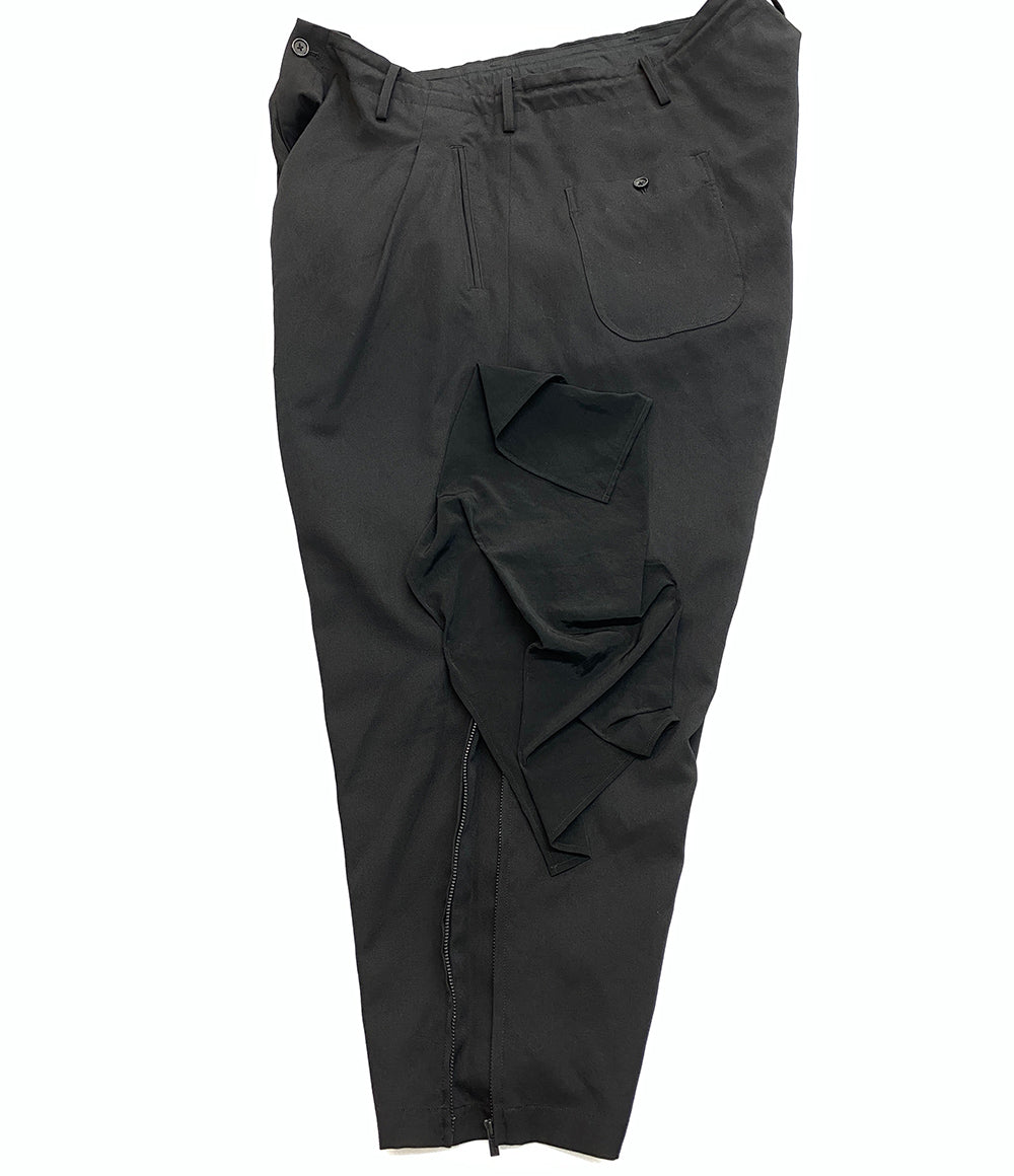 ヨウジヤマモトプールオム パンツ ブラック HJ-P64-100 メンズ SIZE 1