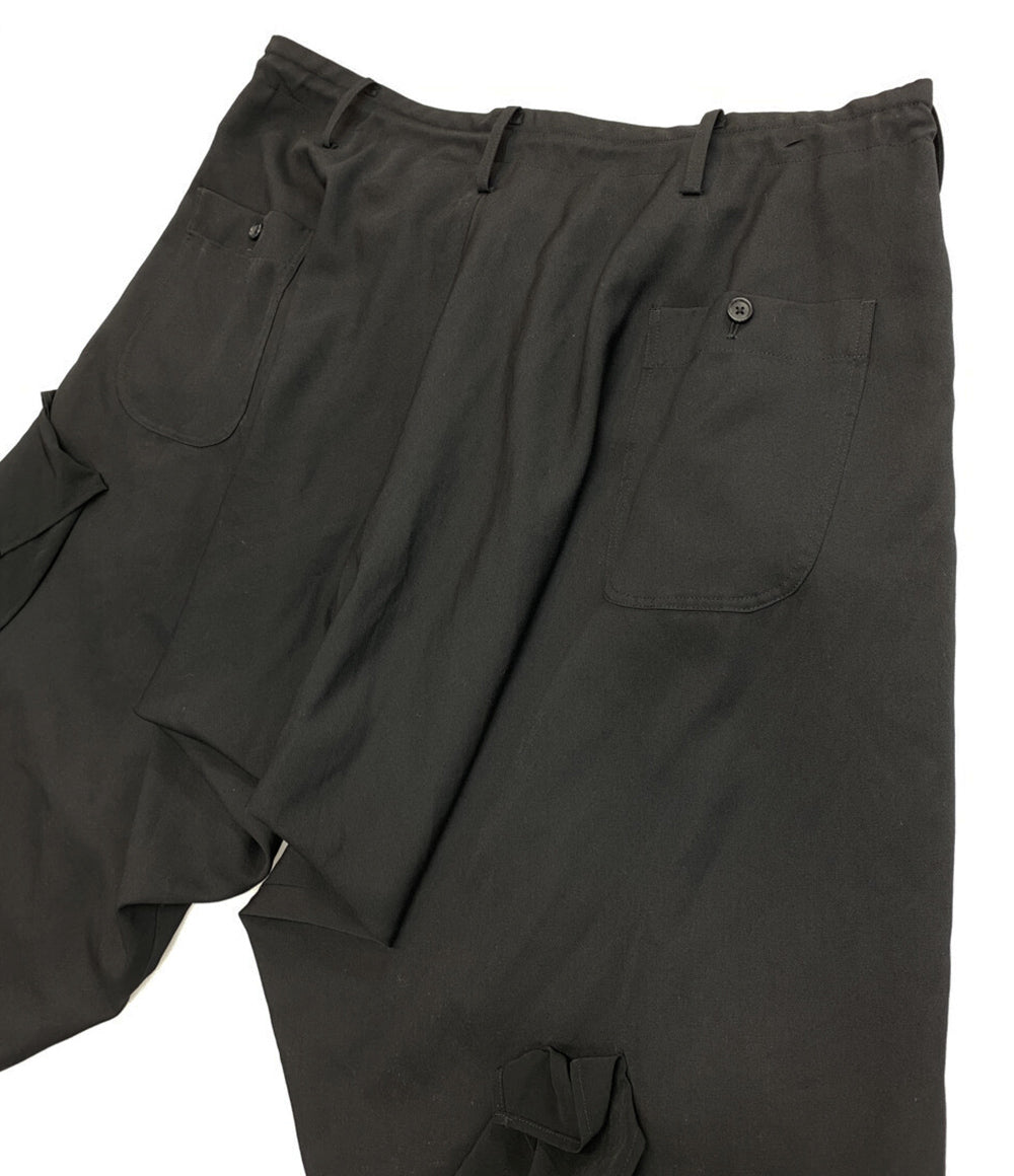 ヨウジヤマモトプールオム パンツ ブラック HJ-P64-100 メンズ SIZE 1
